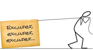 Read more about the article THE PROBLEM WITH EXCUSES IS THAT WE START BELIEVING THEY ARE THE TRUTH.